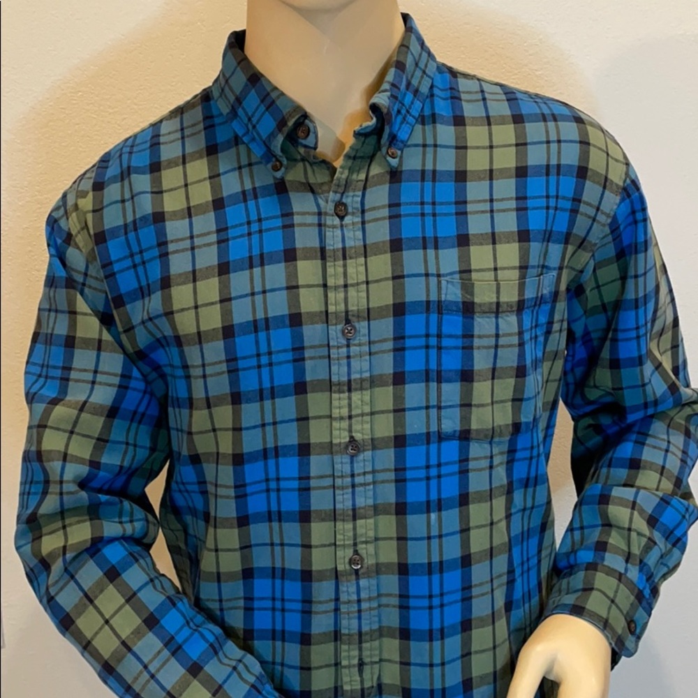 St. John’s Bay Men’s Long Sleeve Flannel Shirt XL